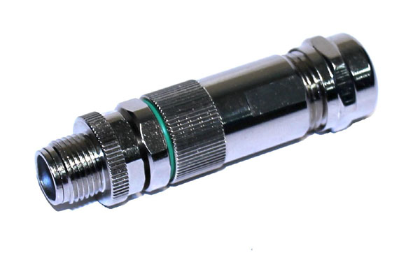 M12 X-code 8 pin Male and Female Connectors